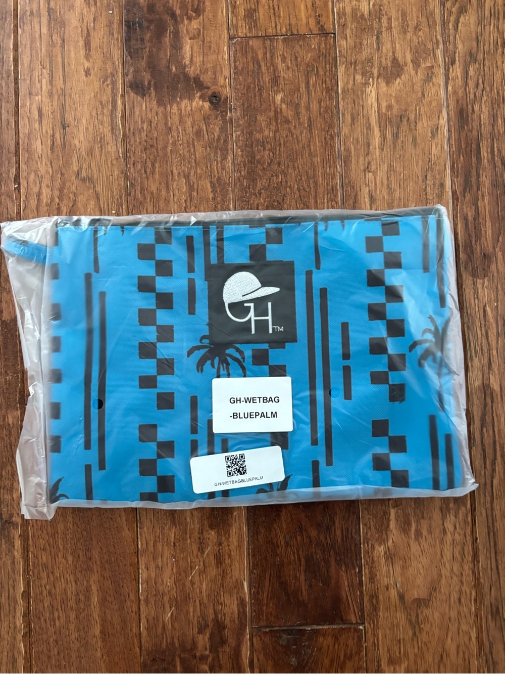 GH Blue Palm Kids Wet Bag – Water-Resistant Blue Carry Pouch